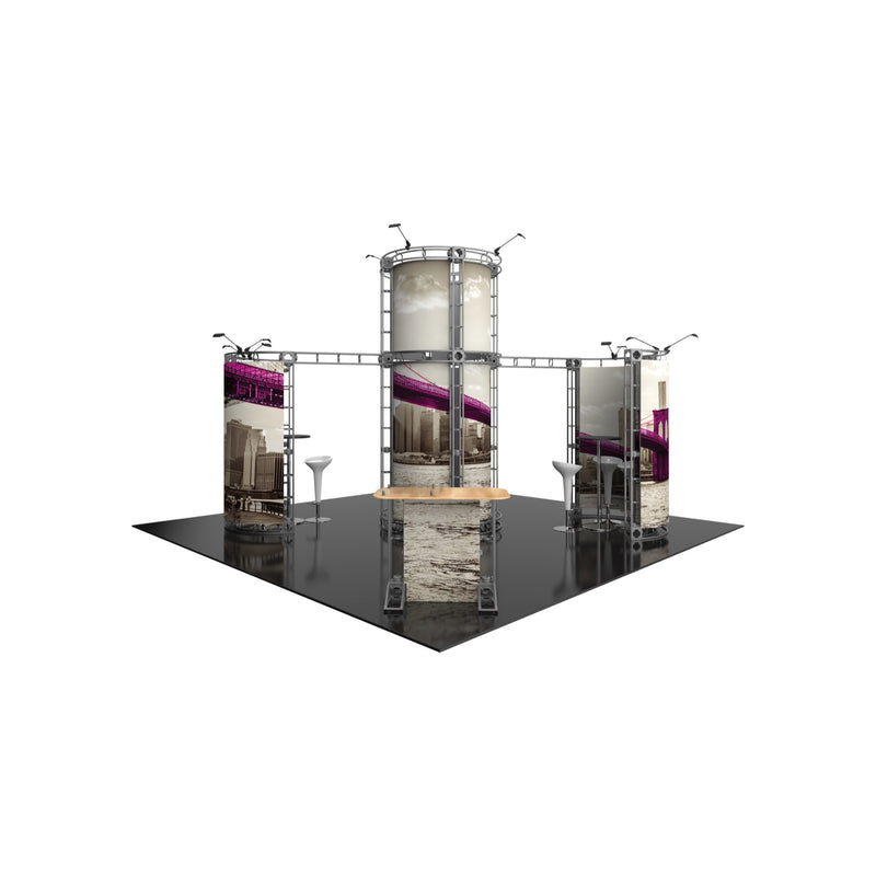 Zenit Orbital Express Truss 20x20 Modular Island Exhibit