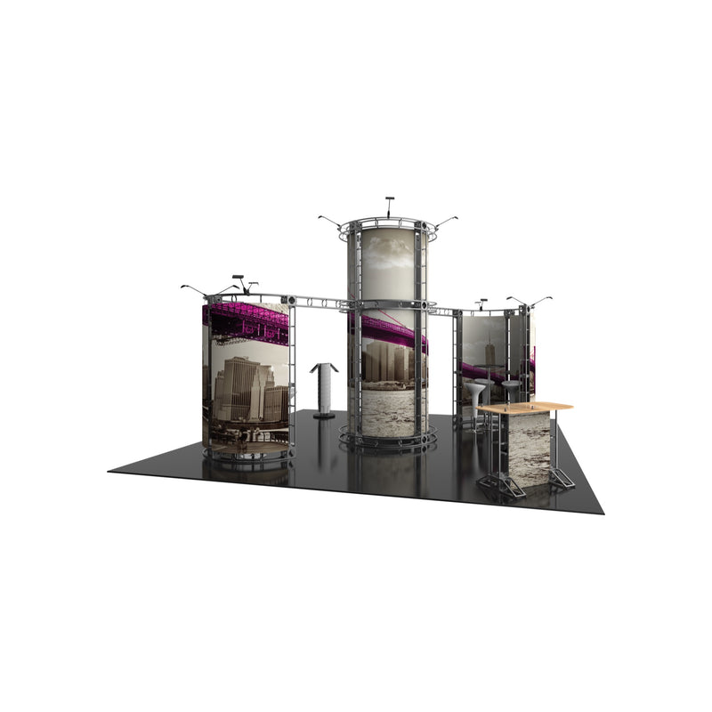 Zenit Orbital Express Truss 20x20 Modular Island Exhibit