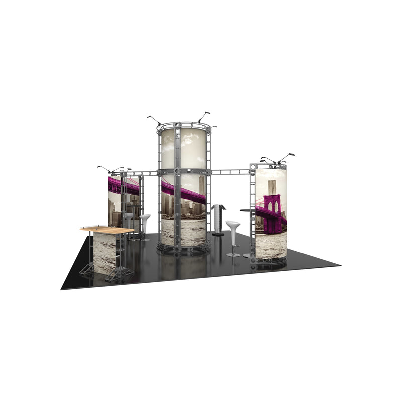Zenit Orbital Express Truss 20x20 Modular Island Exhibit