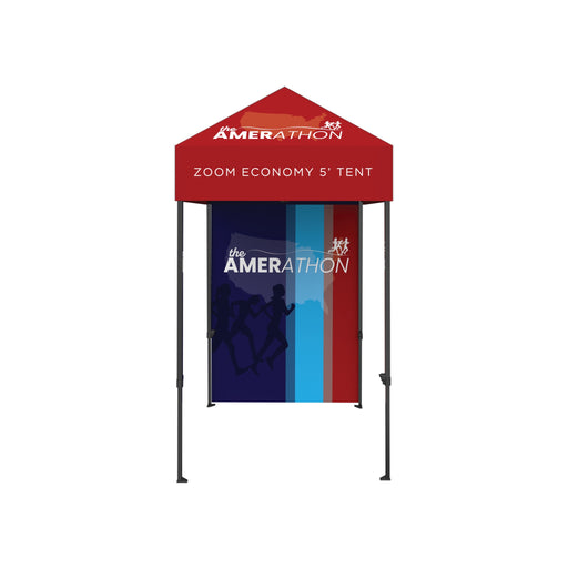 Zoom Economy 5' Popup Tent Full Wall