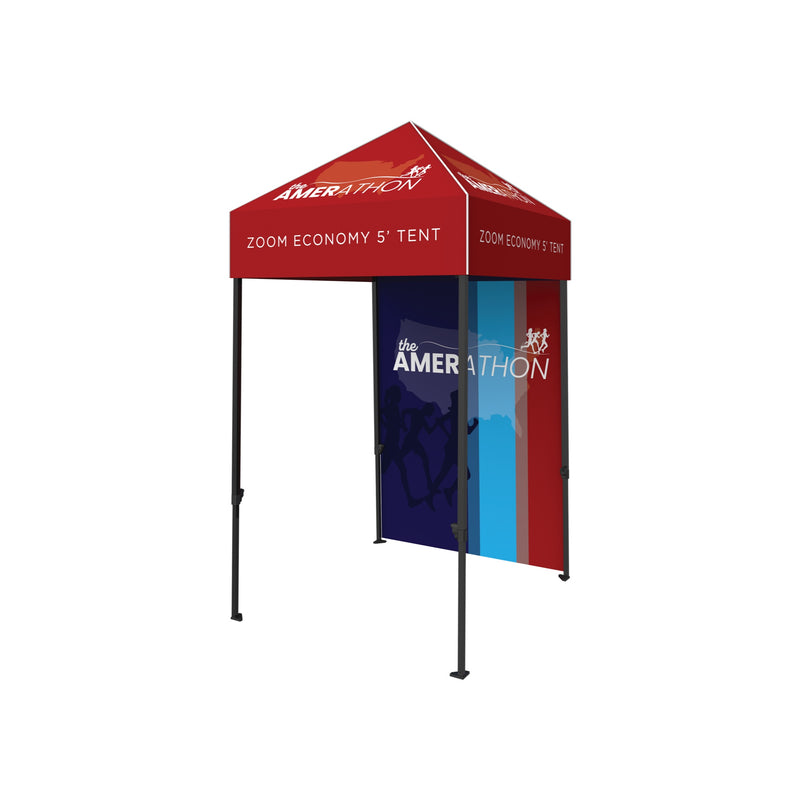 Zoom Economy 5' Popup Tent Full Wall