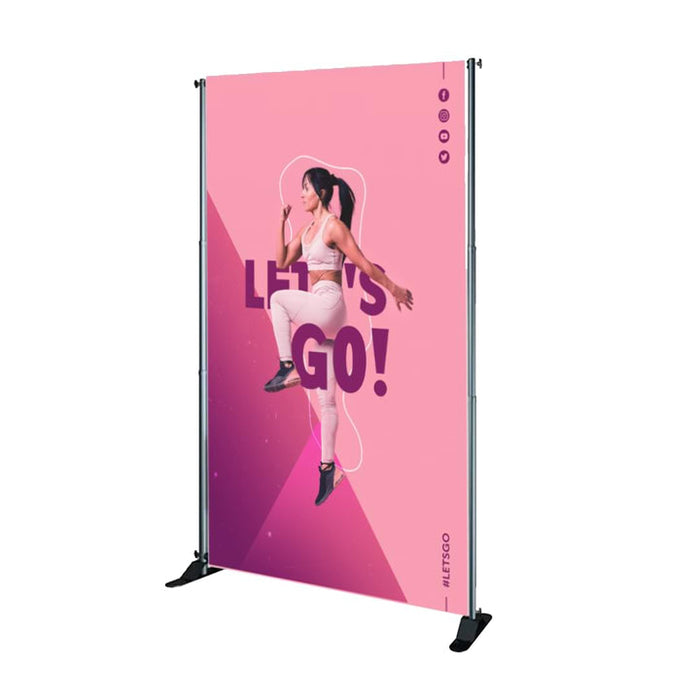 Fabric Backdrop Banner Stand Kit 5' x 8'