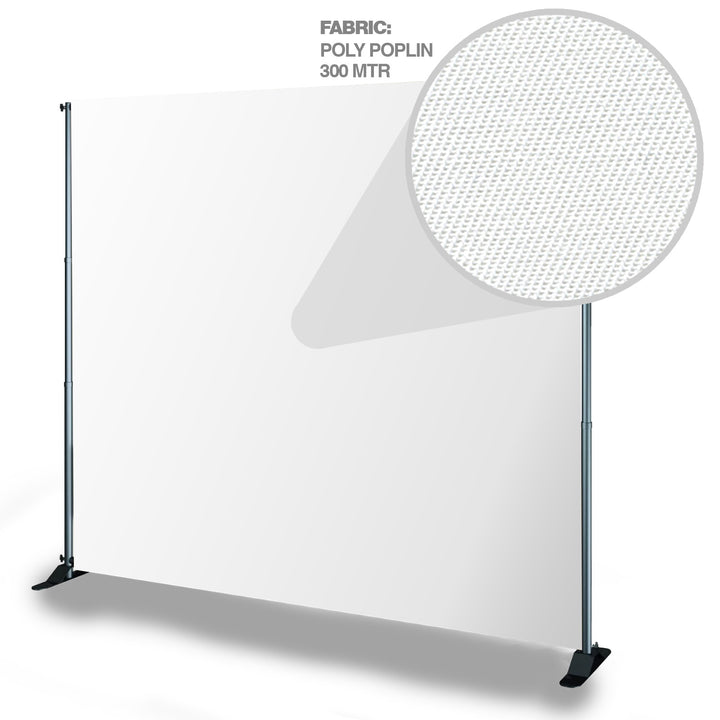 Fabric Backdrop Stand Kit / Step and Repeat 8' x 8'