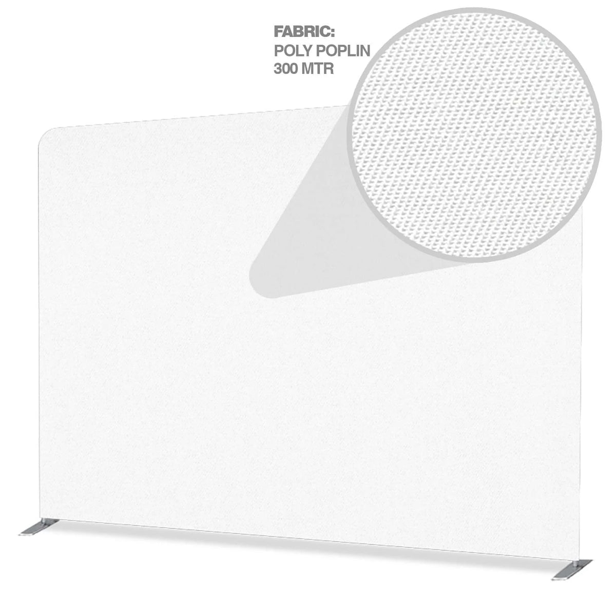 Fabric 10x8 Backdrop Banner Tube Graphics Replacement Double-Sided (No Hardware)