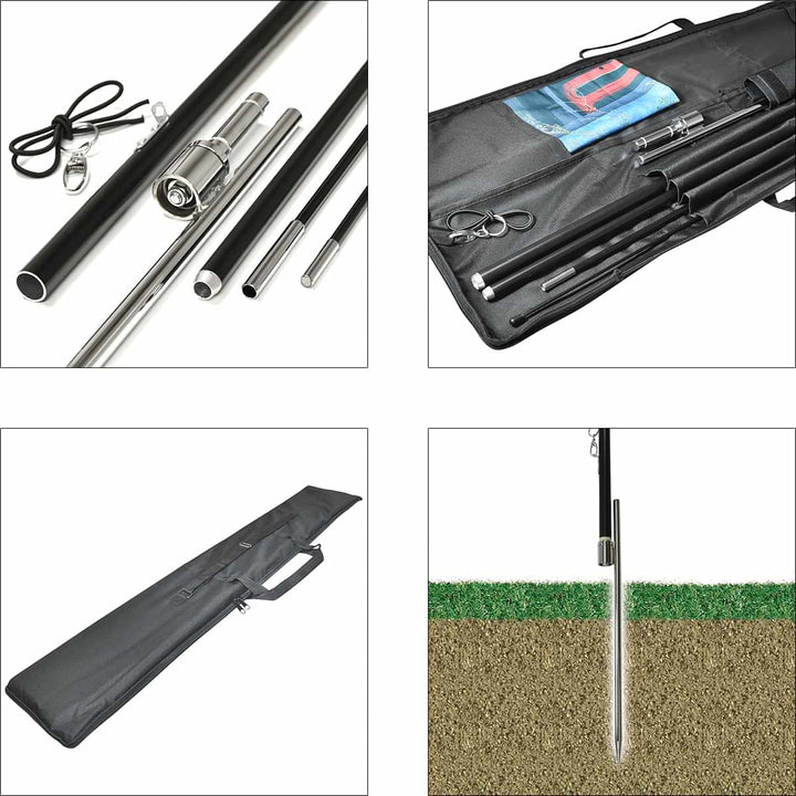 Blade flag double sided graphic with hardware 15 ft