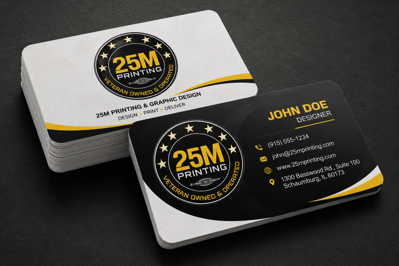 Rounded Corner Business Cards