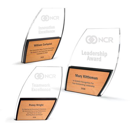 25MCD1275 Skewed Success Acrylic Award