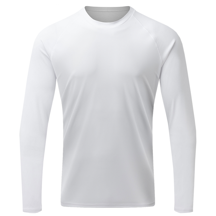 Custom Men's Long Sleeve Crew Neck T-Shirt