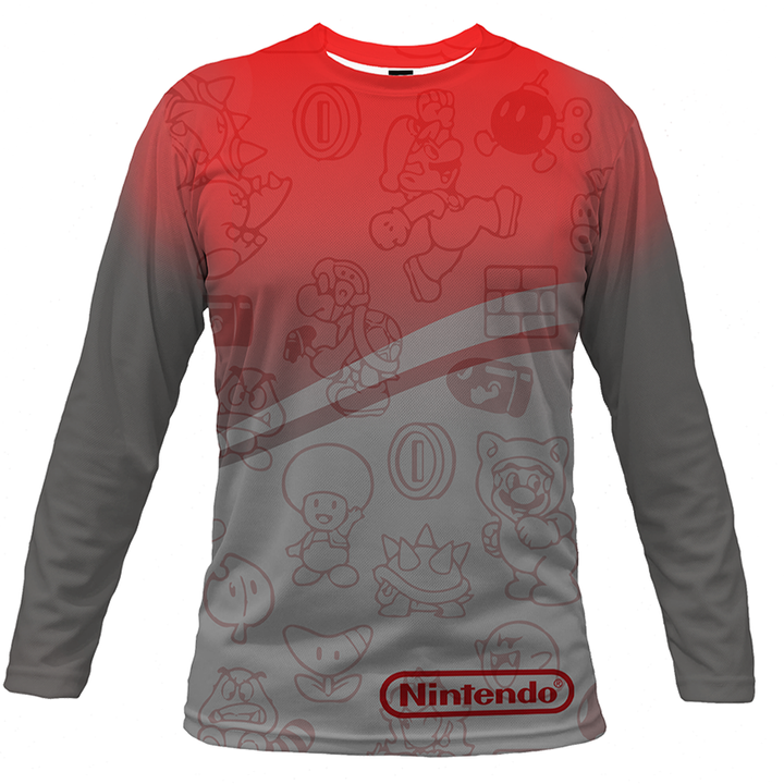 Custom Men's Long Sleeve Crew Neck T-Shirt