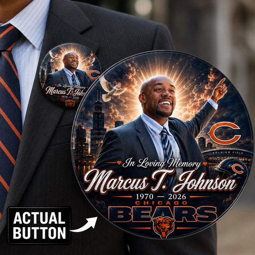 MB2 - Chicago Bears Memorial Button