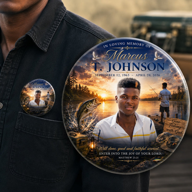 MB20 - Fishing Memorial Button