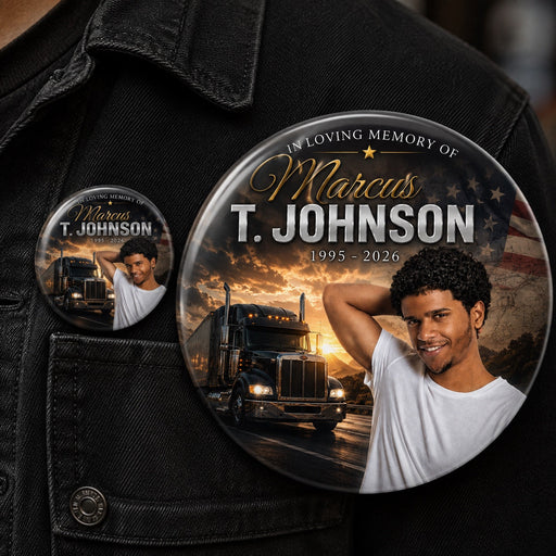MB22 - Trucking Memorial Button