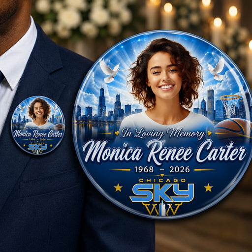 MB5 - Chicago Sky Memorial Button