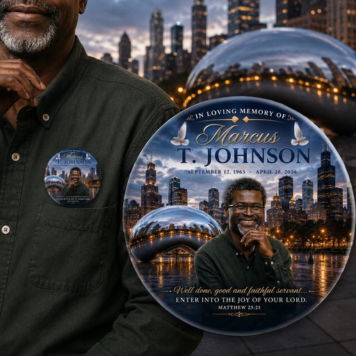 MB9 - Chicago Memorial Button