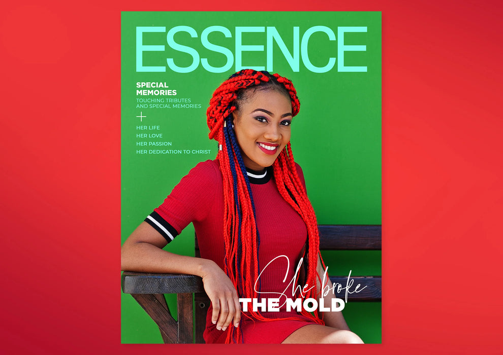 #78MP Essence Magazine Memorial Program Design