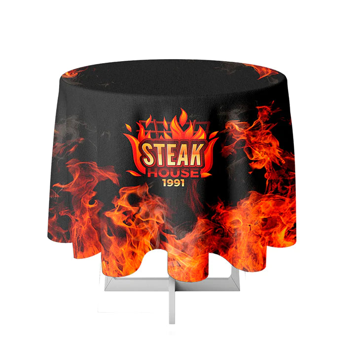 90" X 90" Round Tablecloth