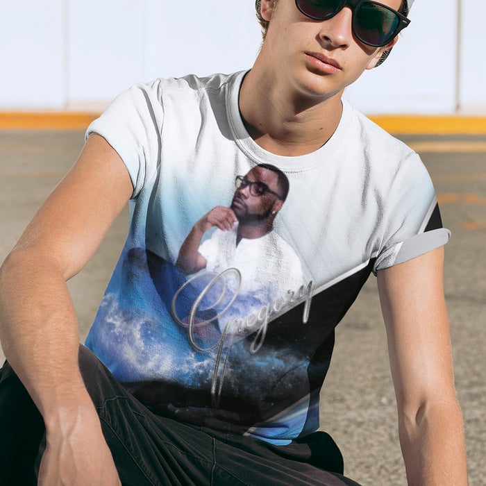 (25M) Unisex Men's Sublimation Print Shirt