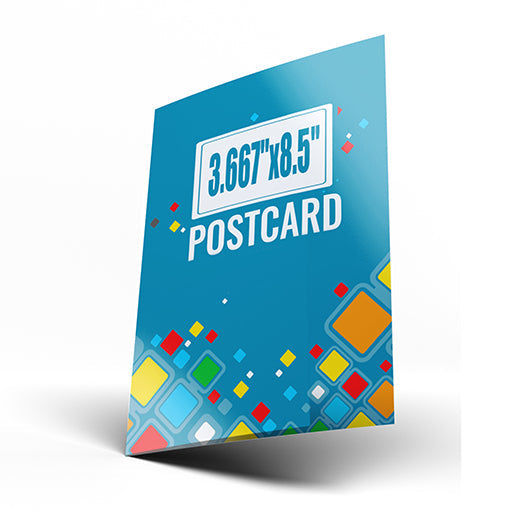 3.667"x8.5" Postcards (Chicago Local Pickup Available)