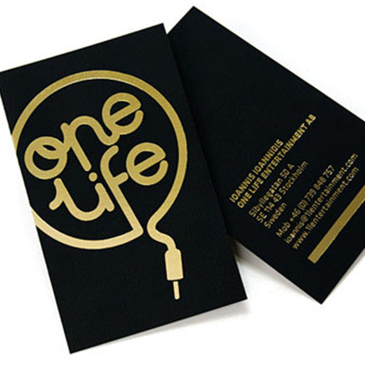 Color Foil Business Cards