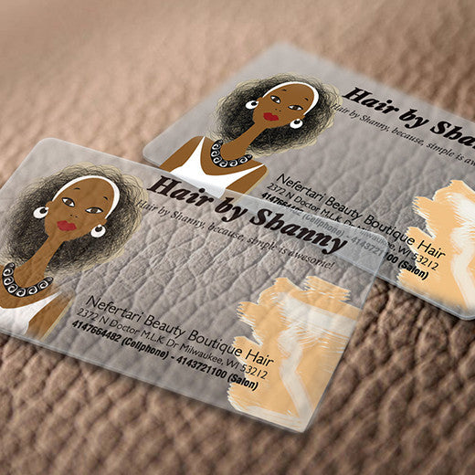 Frosted Plastic Business Cards