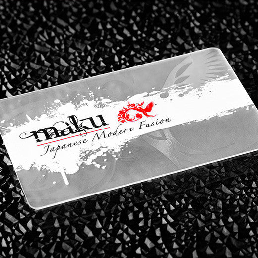 Frosted Plastic Business Cards